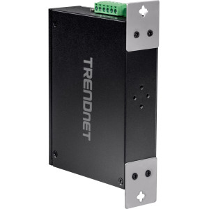 TRENDnet TI-G80 8-Port Ethernet Switch, 5 Gigabit ethernet ports, 16 Gbps switching capacity, DIN-rail/wall mount